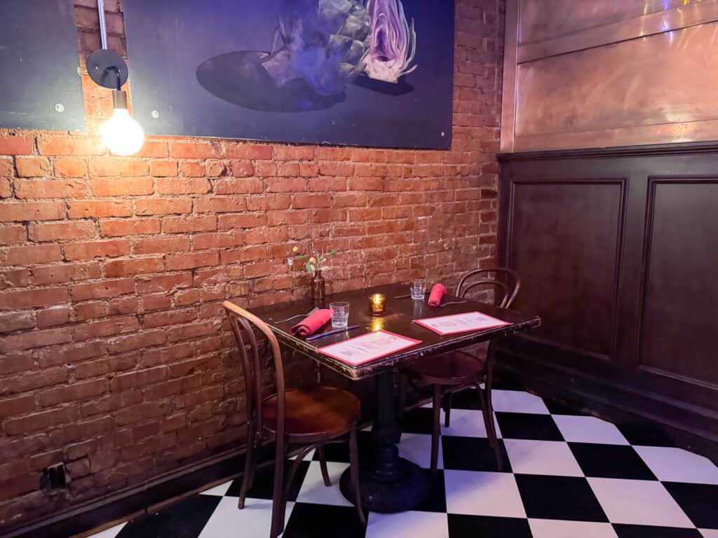 westport cafe in kansas city is a french restaurant with cozy and date night vibes