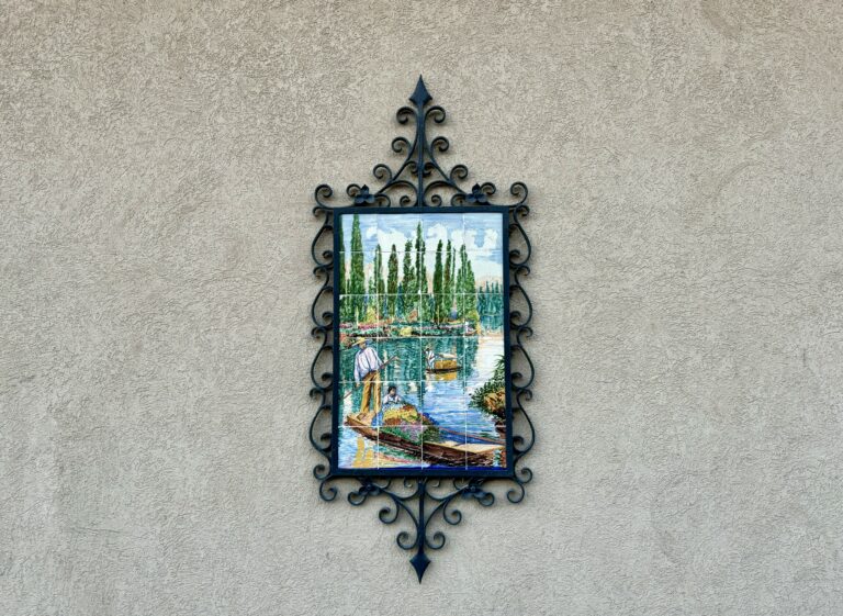 country club plaza historical artwork of a tile scene