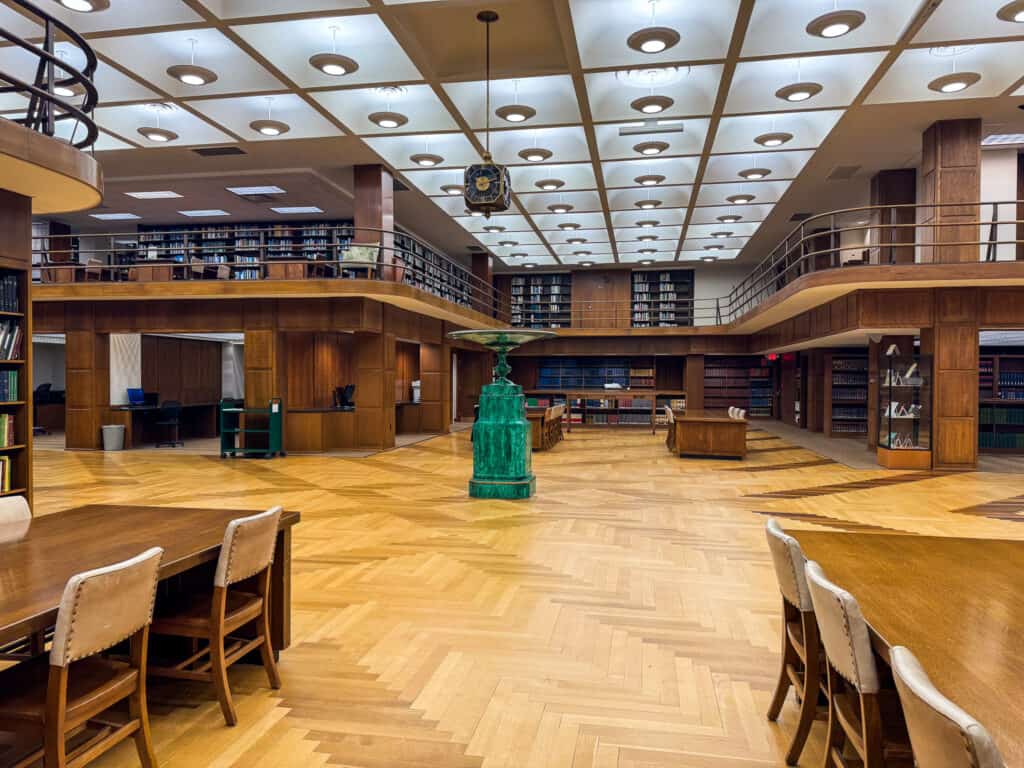 study area at Linda Hall Library