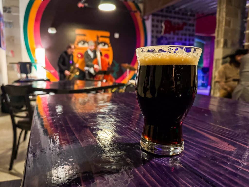 dark beer at vine street brewing