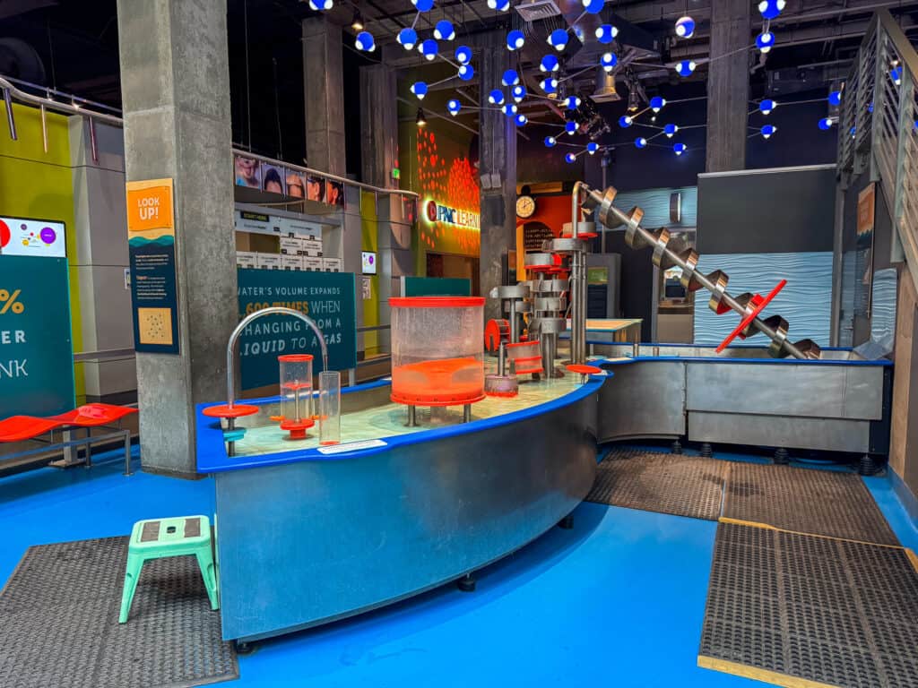 STEM exhibit at science city in union station