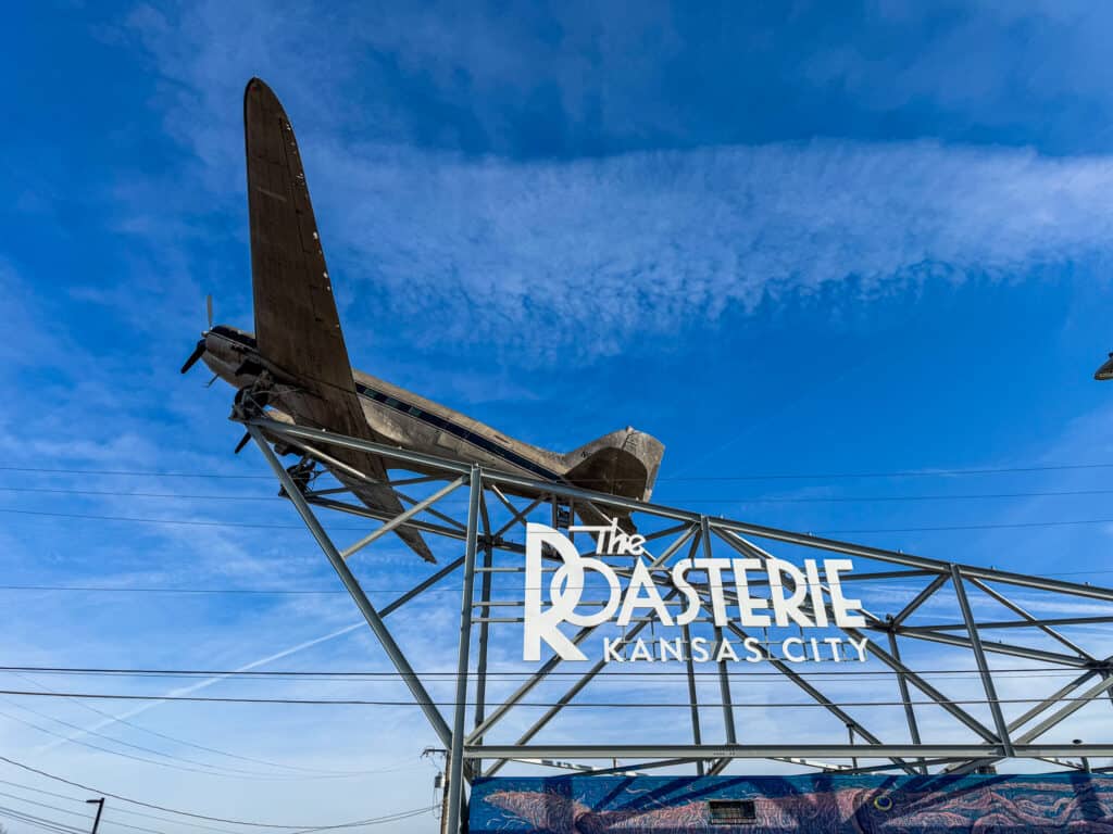 The Roasterie airplane dc-3 factory store